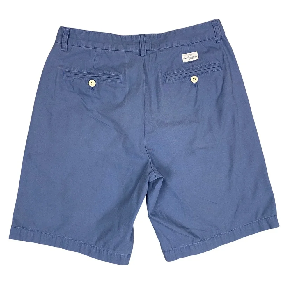 Vineyard Vines Club Short Cotton Twill Chino Shorts Mens 30‎ Blue Shep & Ian